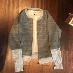 Knit sweater blazer